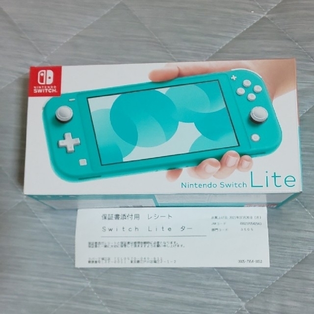 Nintendo Switch Lite (ターコイズ) エンタメ/ホビーのゲームソフト/ゲーム機本体(携帯用ゲーム機本体)の商品写真