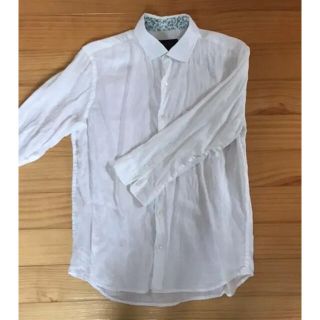 メンズビギ(MEN'S BIGI)のメンズビギ  リネン白シャツ(シャツ)