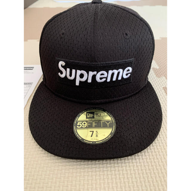 帽子Supreme 18ss Mesh Box Logo New Era Cap