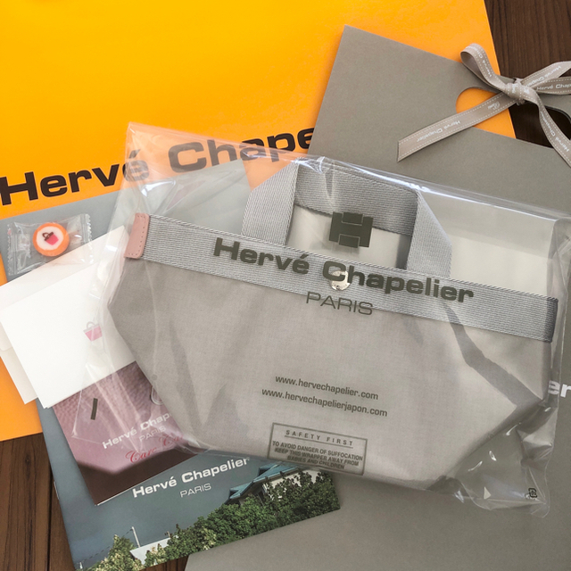 Herve Chapelier(エルベシャプリエ)のエルベシャプリエ 新品トートバッグ S レディースのバッグ(トートバッグ)の商品写真