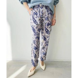 アパルトモンドゥーズィエムクラス(L'Appartement DEUXIEME CLASSE)の【BANANATIME 】TAPERED PANT (JUMBO PAISLEY(カジュアルパンツ)