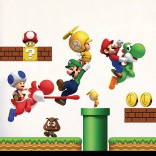 ⚫マリオウォールステッカー(その他)