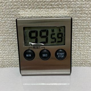 新品・未使用　キッチンタイマー【電池付き】　おまとめ割あり(収納/キッチン雑貨)