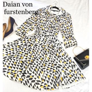 Dvf Diane Von Furstenberg シャツワンピース ひざ丈ワンピース レディース の通販 77点 ダイアンフォンファステンバーグのレディースを買うならラクマ