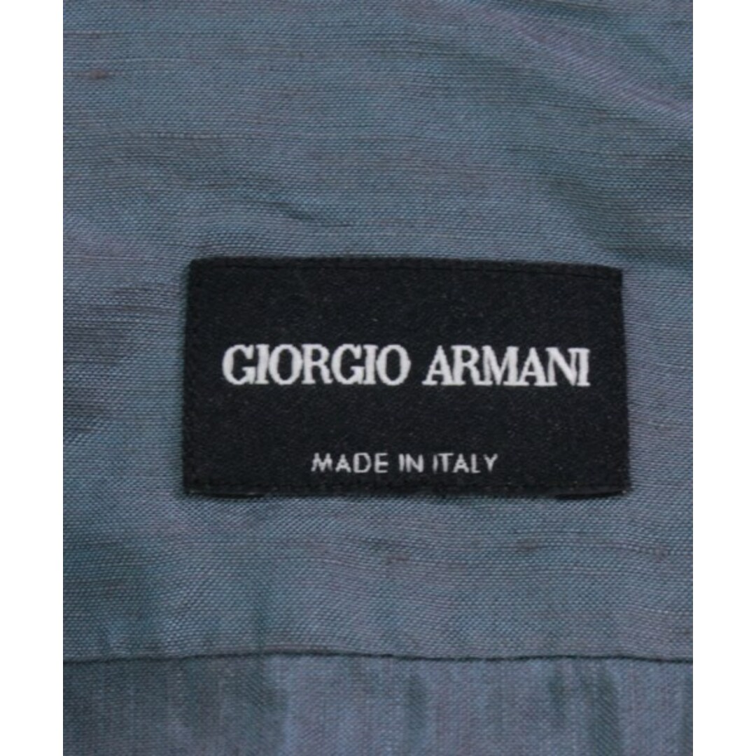 GIORGIO ARMANI カジュアルシャツ 43(XXL位) 緑