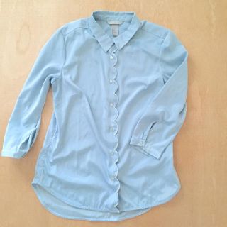 エイチアンドエム(H&M)の値下げ！オフィスにも♡シルクシャツ(シャツ/ブラウス(長袖/七分))