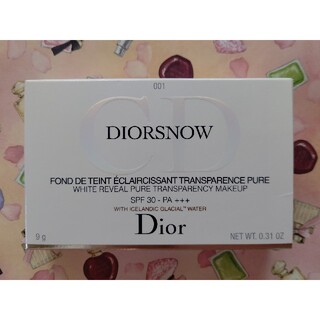 クリスチャンディオール(Christian Dior)の＊ディオール スノー ホワイトニング ピュア コンパクト 001 ホワイト＊(ファンデーション)
