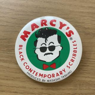 レア！MARCY'S 田代まさし 缶バッジ マーシーおお(ミュージシャン)