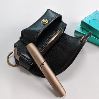 アイコス(IQOS)のアイコスケース　iQOS3 Duo　iQOS アイコス　ヌメ革　ルガトショルダー(タバコグッズ)