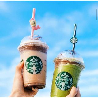 スターバックスコーヒー(Starbucks Coffee)の海外  スターバックス 21サマー ベアリスタ&サイレン エコストロー2本セット(食器)