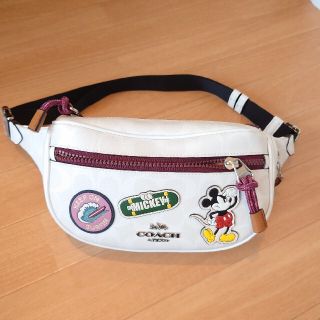 coachのミッキーコラボのウエストバック | www.innoveering.net
