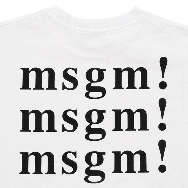 MSGM - ○MSGM Tシャツ 2542MDM185 184798 01ホワイト XSの通販 by リ