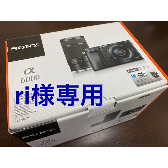 SONY ILCE−6000 ILCE-6000Y ダブルレンズキット