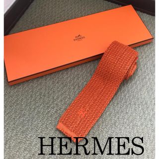 エルメス(Hermes)のつるさん様専用！エルメス　ニットタイ　H刺繍　HERMES(ネクタイ)