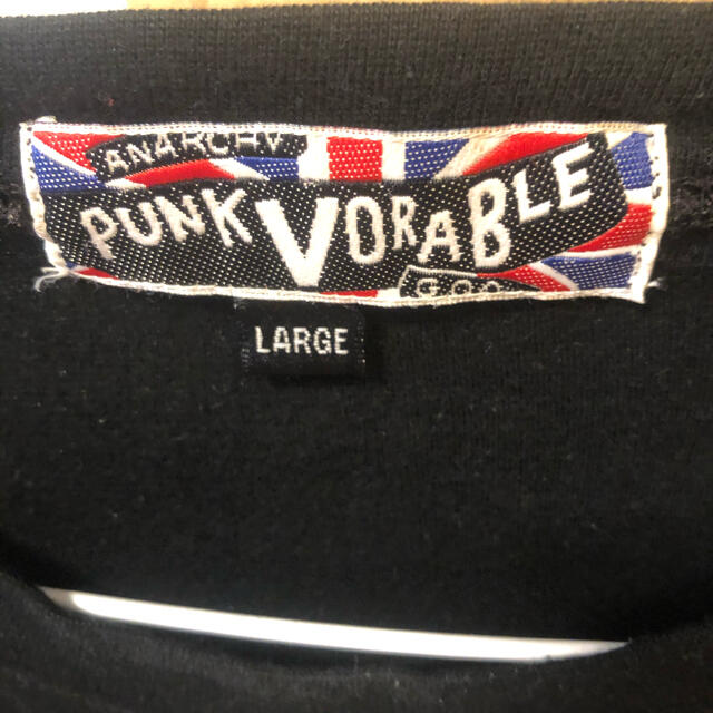 PUNK DRUNKERS(パンクドランカーズ)のVintage Punk Vorable Anarchy Ｔシャツ XLサイズ メンズのトップス(Tシャツ/カットソー(半袖/袖なし))の商品写真