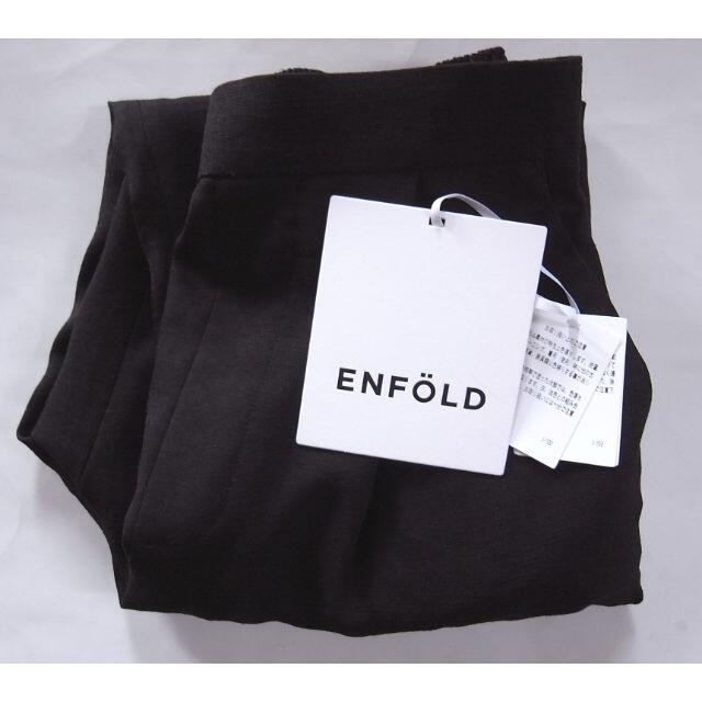 ENFOLD(エンフォルド)のENFOLD リネンライク ゴムジョッパーズパンツ 34 レディースのパンツ(カジュアルパンツ)の商品写真
