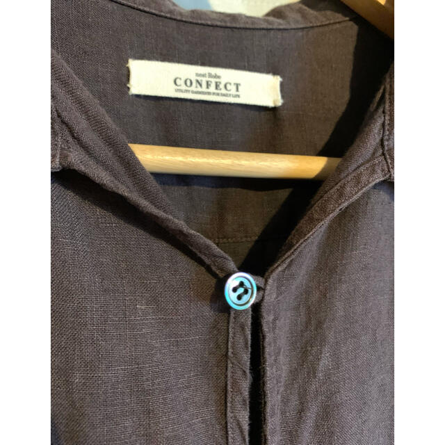 nest Robe(ネストローブ)のconfect S/S リネンプルオーバーシャツ メンズのトップス(シャツ)の商品写真