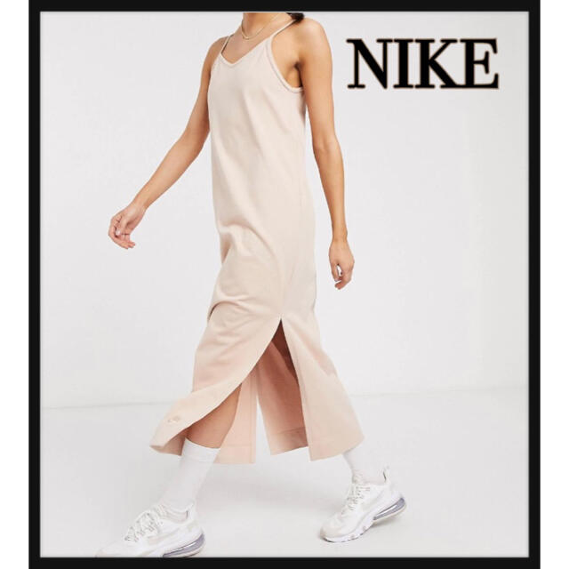 NIKE(ナイキ)のNIKE プレミアムサイドスリットワンピース タグ付き新品 レディースのワンピース(ロングワンピース/マキシワンピース)の商品写真