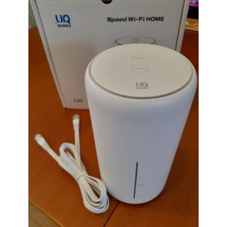 【ぽん様専用】Speed Wi-Fi HOME L02 ホワイト ホームルーター(PC周辺機器)