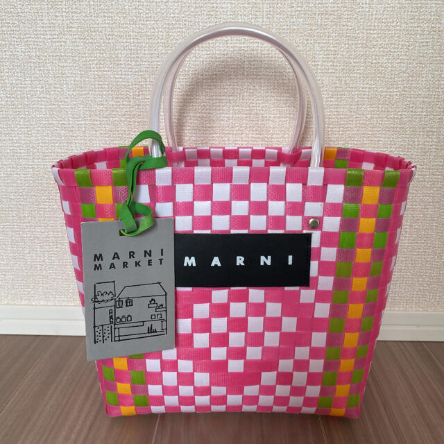 マルニ MARNI フラワーカフェ かごバッグ 【500円引きクーポン】 6480 ...