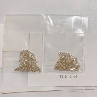 ザキッス(THE KISS)のTHE KISS シルバー ペア チェーン 40cm / 50cm(ネックレス)