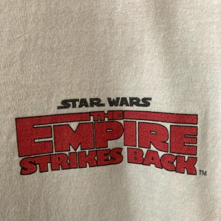 changes社 90s スターウォーズ 帝国の逆襲 バックプリント Tシャツ