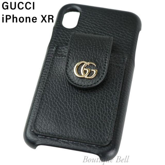 Gucci - 【GUCCI】グッチ レザー GGマーモント iPhoneXRケース