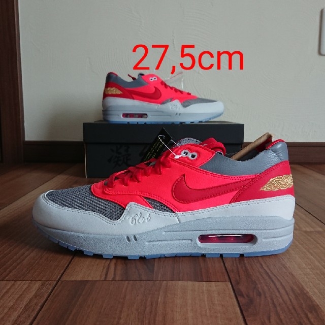 NIKE(ナイキ)のCLOT × NIKE AIR MAX 1 K.O.D SOLAR RED メンズの靴/シューズ(スニーカー)の商品写真