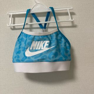 ナイキ(NIKE)のNIKE 女の子　水着　110 ヒョウ柄　ブルー(水着)