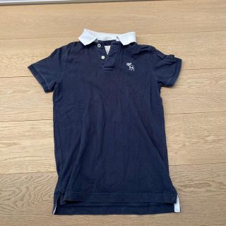 アバクロンビーアンドフィッチ(Abercrombie&Fitch)のアバクロ　abercrombie&fitch ポロシャツ　紺(ポロシャツ)