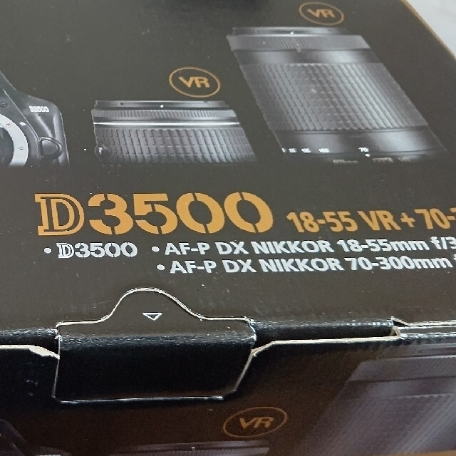 Nikon - 新品 Nikon デジタル一眼レフカメラ D3500 ダブルズームキット W