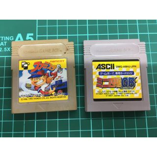 バンダイナムコエンターテインメント(BANDAI NAMCO Entertainment)のファミスタ  /  ミニ四駆GB 2枚セット(携帯用ゲームソフト)