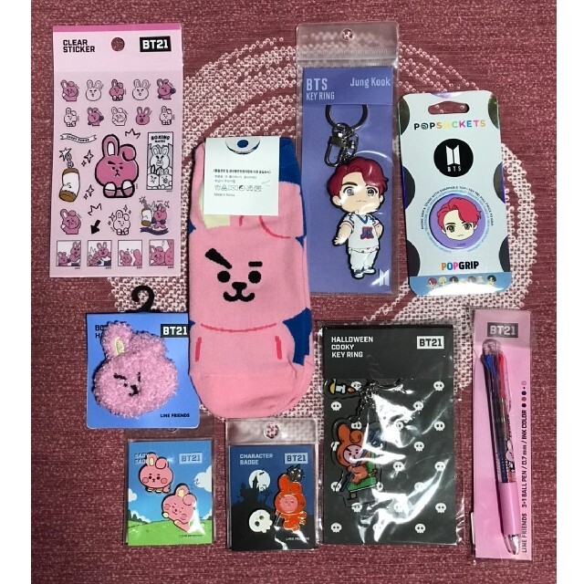 BTS ジョングク　BT21　COOKY  防弾少年団　詰め合わせボールペン