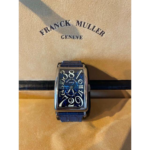 FRANCK MULLER(フランクミュラー)のフランクミュラー ロングアイランド クレイジーアワーズ ブルー 1200CH メンズの時計(腕時計(アナログ))の商品写真