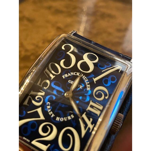 FRANCK MULLER(フランクミュラー)のフランクミュラー ロングアイランド クレイジーアワーズ ブルー 1200CH メンズの時計(腕時計(アナログ))の商品写真
