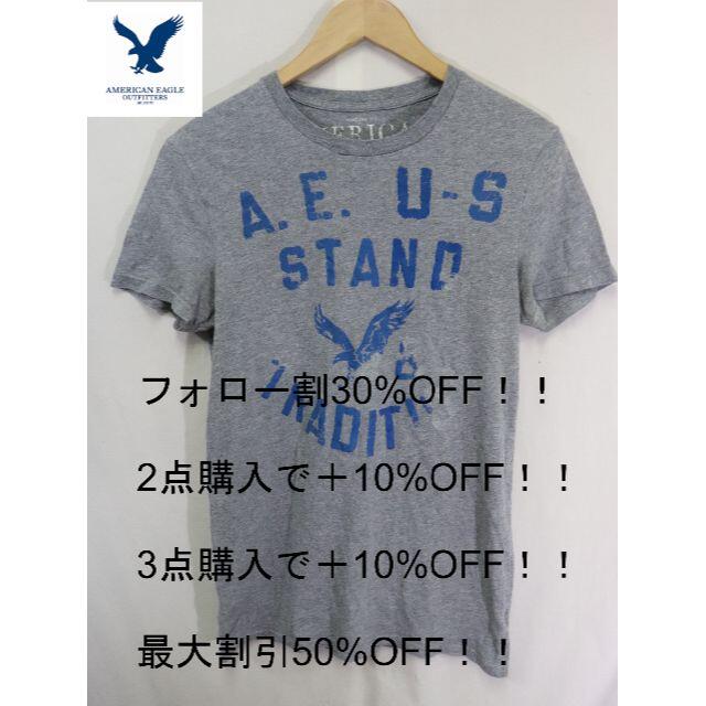 American Eagle(アメリカンイーグル)のプロフ必読アメリカンイーグルU.S霜降りTシャツ/S メンズのトップス(Tシャツ/カットソー(半袖/袖なし))の商品写真