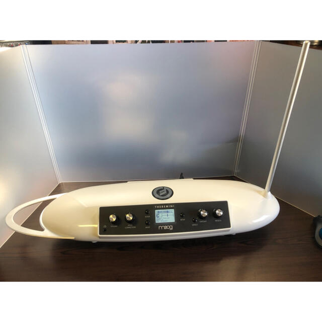 MOOG Theremini - Theremin with Pitch Correction, CV Out, Built-in Tuner and  Speaker, Animoog Synthesizer Sound Engine with 32 Presets and LCD Screen