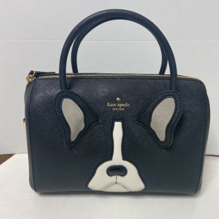 ケイトスペードニューヨーク(kate spade new york)の週末セール美品ケイトスペード限定品フレンチブルドックミニボストンバック(ボストンバッグ)