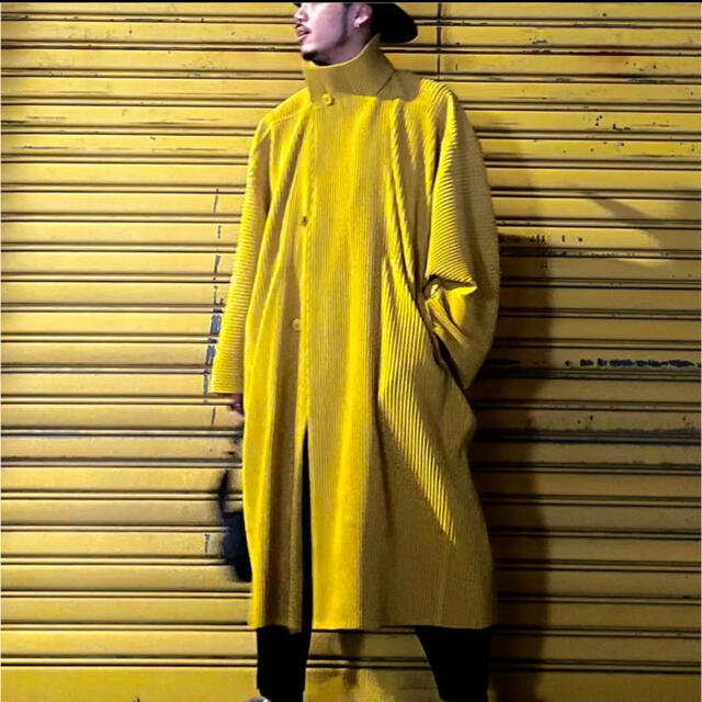 HOMME PLISSE ISSEY MIYAKE プリーツロングコート bckediri.beacukai.go.id