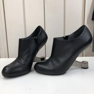 UNITED NUDE レザー  ショートブーツ ブーティ(約24.5cm)(ブーティ)