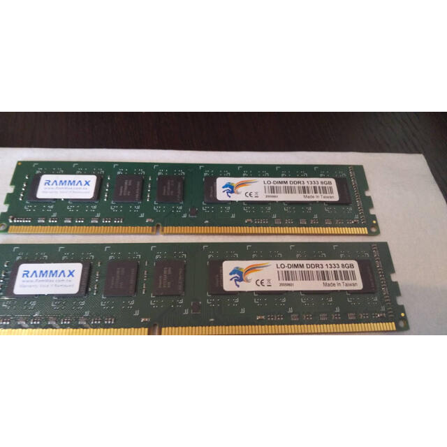 DDR3 1333 8GB 2個