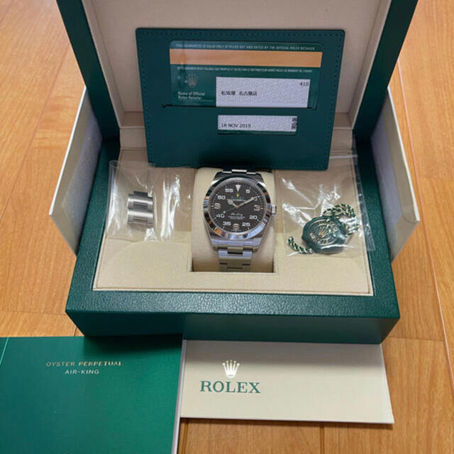 ROLEX(ロレックス)のりゅー様 専用 ロレックス ROLEX エアキング ほぼ新品  メンズの時計(腕時計(アナログ))の商品写真