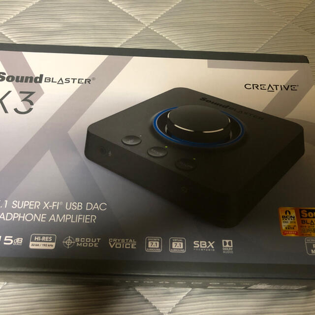 soundblastersoundblaster x3 usbdac 美品