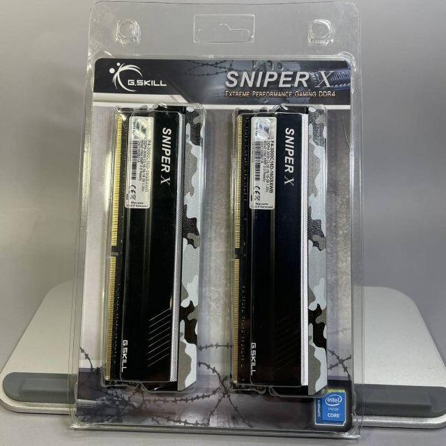 スマホ/家電/カメラG.SKILL SNIPER X (F4-3000C16D-16GSXWB)