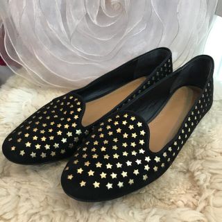 トリーバーチ(Tory Burch)の☆美品☆トリーバーチ　フラットシューズ　スター　24cmくらい(バレエシューズ)