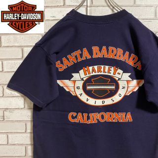 ハーレーダビッドソン(Harley Davidson)の90s 古着 ハーレーダビッドソン  USA製 バックプリント ビッグプリント(Tシャツ/カットソー(半袖/袖なし))