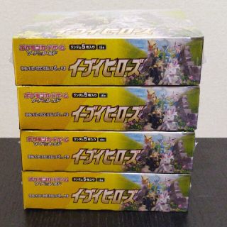 ポケモン(ポケモン)のイーブイヒーローズ BOX 未開封　シュリンク付　４BOX(Box/デッキ/パック)