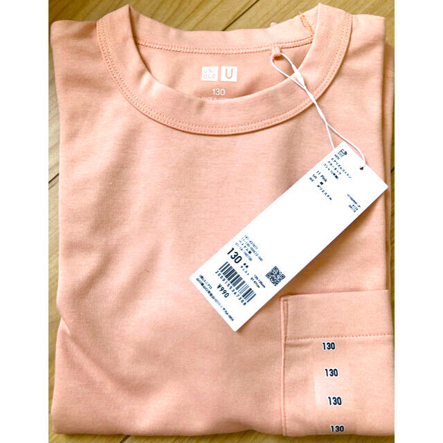 UNIQLO(ユニクロ)の130 Ｔシャツ キッズ/ベビー/マタニティのキッズ服女の子用(90cm~)(Tシャツ/カットソー)の商品写真