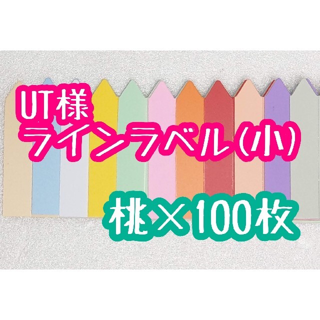 UT様 ラインラベル ハンドメイドのフラワー/ガーデン(その他)の商品写真