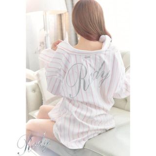 レディー(Rady)のrady  バックロゴストライプシャツ  完売(シャツ/ブラウス(長袖/七分))